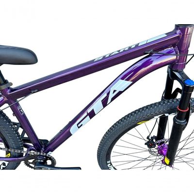 Bicicleta Aro 29 Gta Start Freeride Dh Single 8v Cubo K7 Barulhento Rodas Vmaxx Freio A Disco. Roxo Tam.15