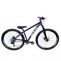 Bicicleta Aro 29 Gta Start Freeride Dh Single 8v Cubo K7 Barulhento Rodas Vmaxx Freio A Disco. Roxo Tam.15