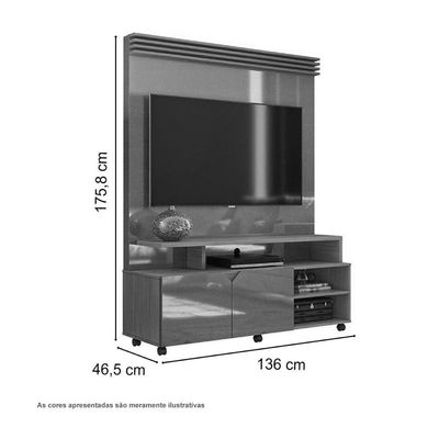 Home P- Tvs Até 60 Berlim Off White Perolizado-tauari - Lukaliam