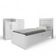 Conjunto De Cama Com Colchão E Cômoda Para Quarto Branco