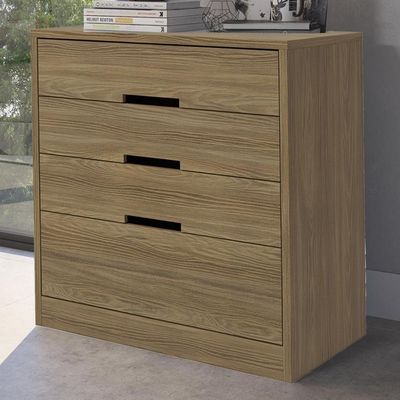 Comoda 4 Gavetas 91 Cm S824 Kappesberg Nogueira