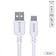 Cabo Para Celular Smartphone Usb A 2.0 Para Usb Tipo C 50 Cm Branco - Puacb-05