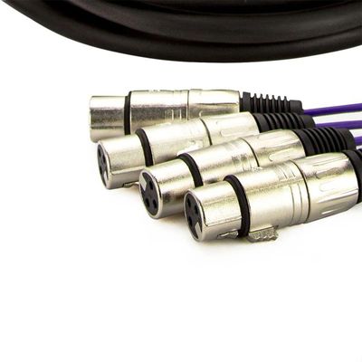 Multicabos Com Conectores Xlr 4 Vias Santo ângelo 90 Metros