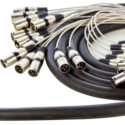 Multicabos Conectores Xlr 24 Vias Cirilo Cabos - 30 Mt