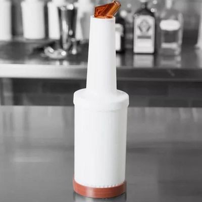 Garrafa Store'n Pour 1000ml Marrom Armazenar e Servir Sucos Bares Restaurantes