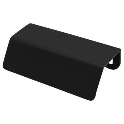 Kit 10 Puxadores Alça de Sobrepor Preto Fosco 8x4cm Torralba Moveis Gavetas
