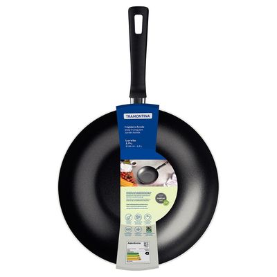 Frigideira Funda Antiaderente Tramontina 3,3l Grafite Loreto Alumínio Panqueca Tapioca