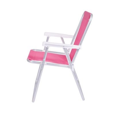 Cadeira Alta Aumínio Sannet Rosa