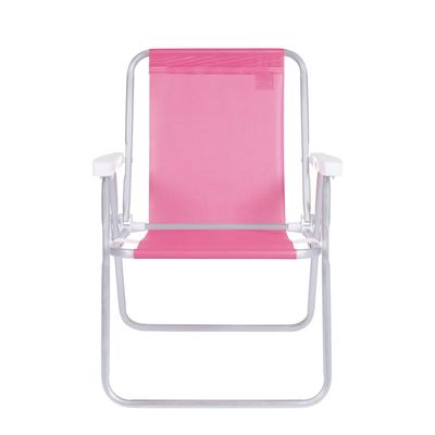 Cadeira Alta Aumínio Sannet Rosa