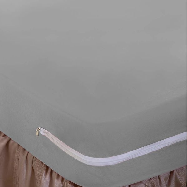 Capa Protetora para Colchão Casal Algodão Atlântica Fendi Bege Capa Protetora para Colchão Casal Algodão Atlântica Fendi Bege