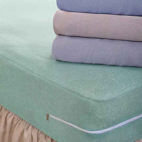 Capa Protetora para Colchão Atlântica Listra Casal Cores Diversas - Item Sortido Capa Protetora para Colchão Atlântica Listra Casal Cores Diversas - Item Sortido