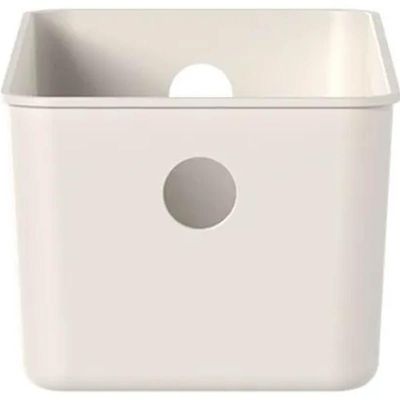 Cesto Organizador Multiuso 26x12x13cm Empilhável Perfurações 4,2L Flow Retangular