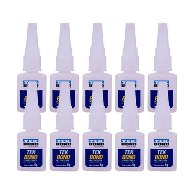 Kit 10 Super Cola Tekbond 5g