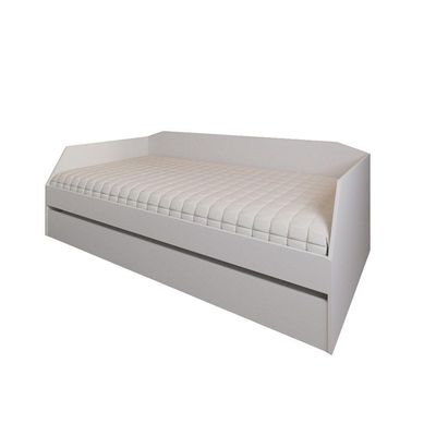 Bicama Cama Auxiliar Americana Luxo Em Mdf Resistente Nobre Branco