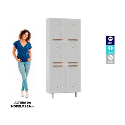 Armário Paneleiro Aço Telasul Mirage New Branco