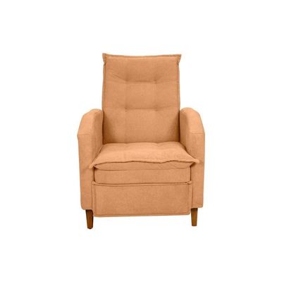 Poltrona Amamentação Luxo Reclinável Com Assento Confortável Yaris Matrix Boucle Mostarda