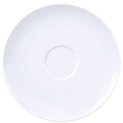 Conjunto Xícara e Pires de Chá 250ml Porcelana Tramontina Maria Augusta Branco Mesa Posta