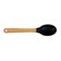 Colher Silicone e Bamboo Preto