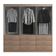 Guarda Roupa Casal Isabela 03 Portas 09 Gavetas