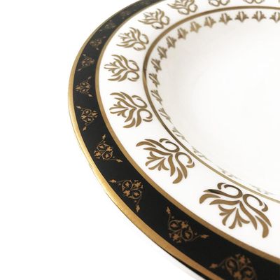Jogo de pratos fundos em porcelana Strauss Queen 24,5cm 6 peças
