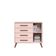 Cômoda Sapateira 1 Porta 4 Gavetas Retrô Rosa Luma