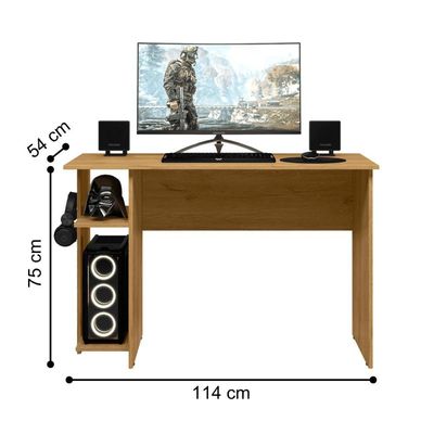 Conjunto Shadow Freijó Toq: Mesa Shadow + Livreiro Turim