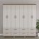 Guarda-Roupa Casal Coimbra 8 Portas 8 Gavetas Bartira Capuccino