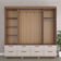 Guarda-Roupa Casal Coimbra 8 Portas 8 Gavetas Bartira Capuccino