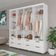 Guarda-Roupa Casal Coimbra 8 Portas 8 Gavetas Bartira Branco