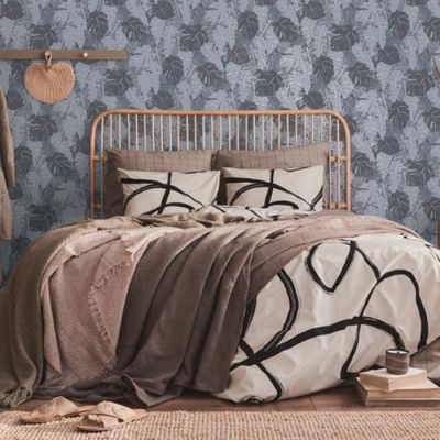Papel de Parede House of Turnowsky Floral Preto 389052