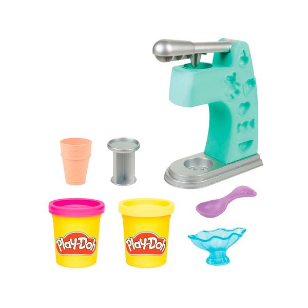 Conjunto Massa de Modelar Playdoh Mini Ice Cream