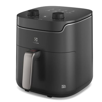 Fritadeira Air Fryer EAF40 Rita Lobo 5,6L Efficient 1400W Antiaderente Desligamento Automático Electrolux Preto / 220V