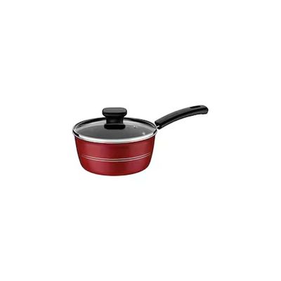 Panela Sicília Alumínio Revestimento Interno e Externo Antiaderente Starflon Excellent 16cm Tramontina Vermelho