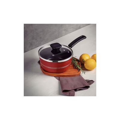 Panela Sicília Alumínio Revestimento Interno e Externo Antiaderente Starflon Excellent 16cm Tramontina Vermelho