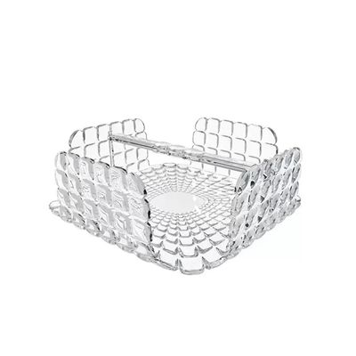 Porta-guardanapo em plástico SMMA quadrado Guzzini Tiffany 20x20x7,3cm