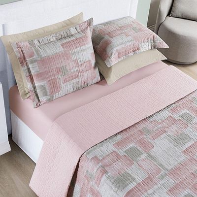 Cobre Leito Cotton Select King 03 Peças - Quadri - Qualidade Impecável