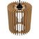 Luminária Teto Tipo Pendente Turmalina Mdf - Completa Mdf Cru