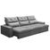 Sofá Retrátil Reclinável Para Sala 4 Lugares 290cm Aires F04 Veludo Cinza Claro - Lyam Decor