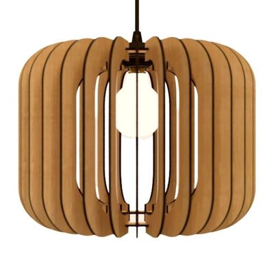 Luminária Teto Tipo Pendente Padua Mdf - Completa Mdf Cru