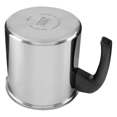Fervedor 12cm Tramontina Inox 1,4L Allegra Cabo Baquelite Canecão Leiteira