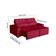 Sofá áustria 4 Lugares 2,20cm - De Casa Décor E Estofados Vermelho