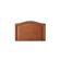 Cabeceira Solteiro Curva Luxo 90x60 Veludo Terracota - Tachas Fumê