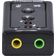 Adaptador Placa De Som Usb 7.1 Canais Virtual Ausb71