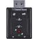 Adaptador Placa De Som Usb 7.1 Canais Virtual Ausb71