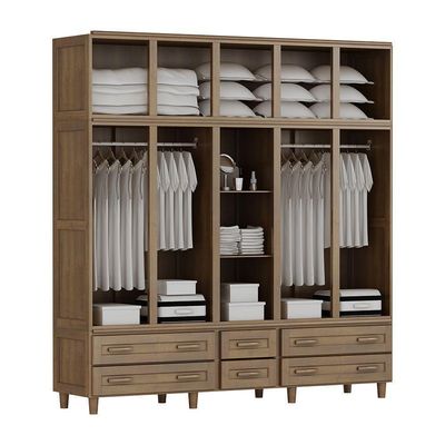 Guarda-Roupa Berlim Casal Imbuia 10 Portas 6 Gavetas