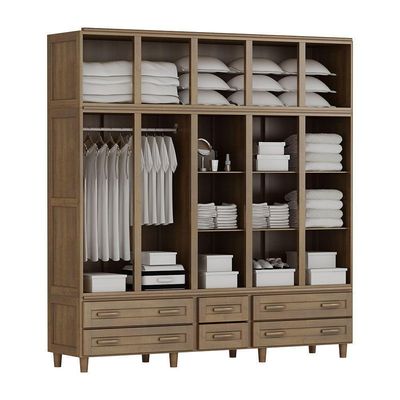 Guarda-Roupa Berlim Casal Imbuia 10 Portas 6 Gavetas