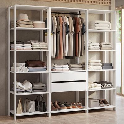 Guarda-roupa Closet Modulado 2 Gavetas 188 Cm Valencia Madesa Branco
