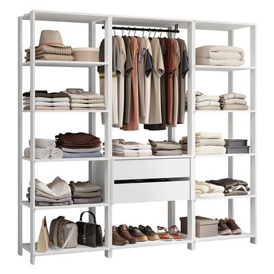 Guarda-roupa Closet Modulado 2 Gavetas 188 Cm Valencia Madesa Branco