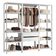 Guarda-roupa Closet Modulado 2 Gavetas 188 Cm Valencia Madesa Branco