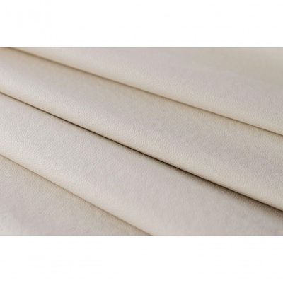 Cabeceira Queen Luxo 160x60 Courino Off White Tachas Fumê